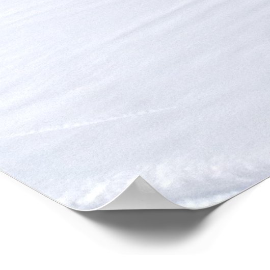 Poster Un soir de neige pour s'arrêter en forêt (Coin)