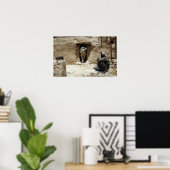 Poster Un soldat de la Garde nationale (Bureau à domicile)