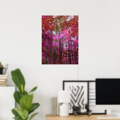 Poster Un souffle de rose (Bureau à domicile)