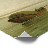 Poster Un soupçon sous voile dans une brise légère dans u (Coin)