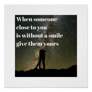 Poster Un sourire