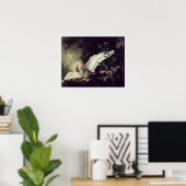 Poster Un Spaniel D'Eau (Bureau à domicile)