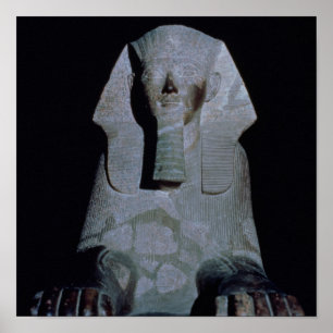 Poster Un sphinx de la reine Hatshepsut