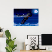 Poster Un Spitfire revient à la maison (Bureau à domicile)