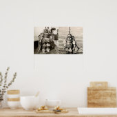 Poster Un Suit De Plongée 550 LB Des Années 1900 (Cuisine)