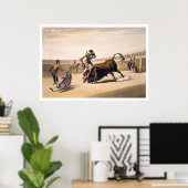 Poster Un taureau (Bureau à domicile)