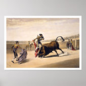 Poster Un taureau (Devant)