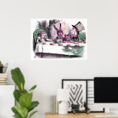 Poster Un Tea Party Pastels (Bureau à domicile)