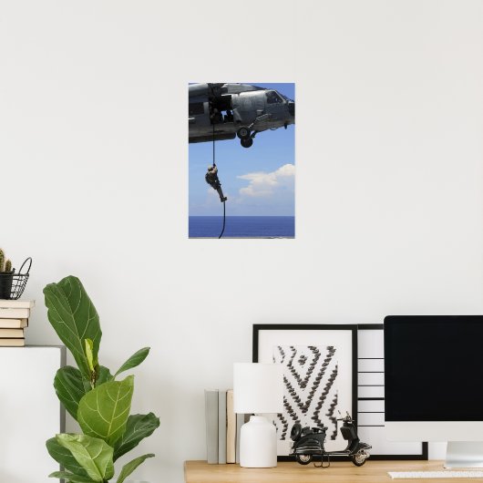 Poster Un technicien en élimination d'explosifs (Bureau à domicile)