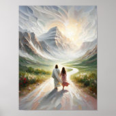 Poster Un test de foi, Art chrétien moderne, Jésus-Christ (Devant)