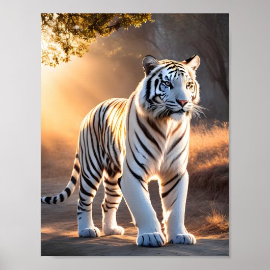 Poster Un tigre blanc (Devant)