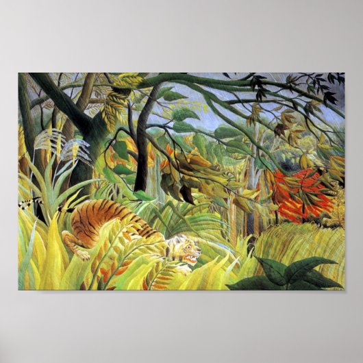 Poster Un tigre dans une tempête tropicale (Devant)