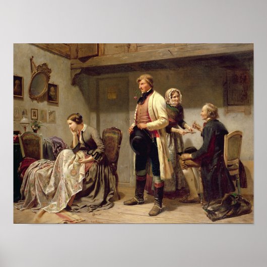 Poster Un toast au couple engagé (Devant)