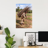 Poster Un Toit de chaume du Wiltshire 1892 (Bureau à domicile)