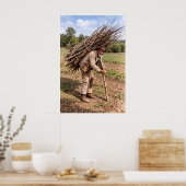 Poster Un Toit de chaume du Wiltshire 1892 (Cuisine)