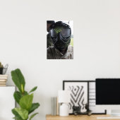 Poster Un tour de paintball (Bureau à domicile)