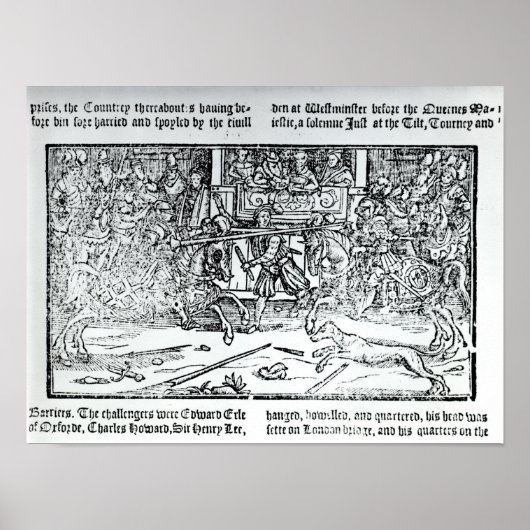 Poster Un tournoi de jousting (Devant)