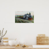 Poster Un train de LogsCoos Bay, OU (Cuisine)