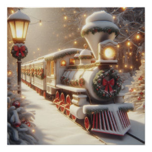 Poster Un train de Noël magique pour Wonderland