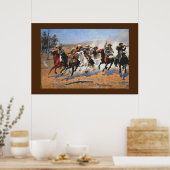 Poster Un trait pour le bois par Remington, (Cuisine)