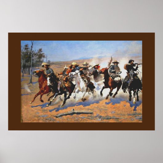 Poster Un trait pour le bois par Remington, (Devant)