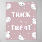 Poster Un Trick Ou Une Tête D'Halloween Éffrayant (Devant)