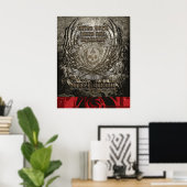 Poster Un Trône Saints (Bureau à domicile)