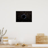 Poster Un trou noir dans une grappe globale (Cuisine)