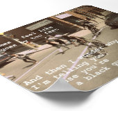 Poster Un type noir à vélo (Coin)