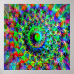 Poster Un vaisseau spatial psychédélique.....