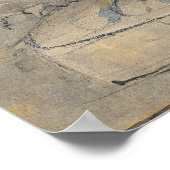 Poster Un Vase Bouquet de fleurs de printemps peinture vi (Coin)