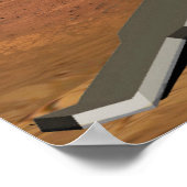Poster Un Véhicule Mars Ascent A Été Lancé Depuis Mars. (Coin)