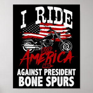 Poster Un Vélo Anti-Trump Résiste Contre Le Président Bon