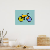 Poster un vélo coloré (Cuisine)