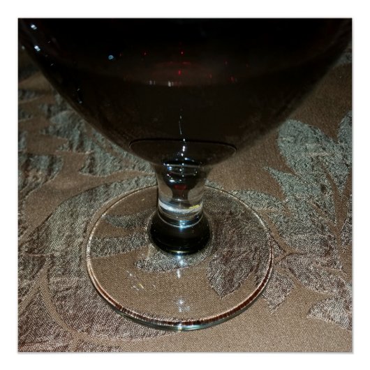 Poster un verre de vin rouge (Devant)