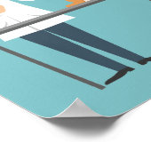 Poster Un Vétérinaire En Bleu Avec Des Animaux Illustrati (Coin)