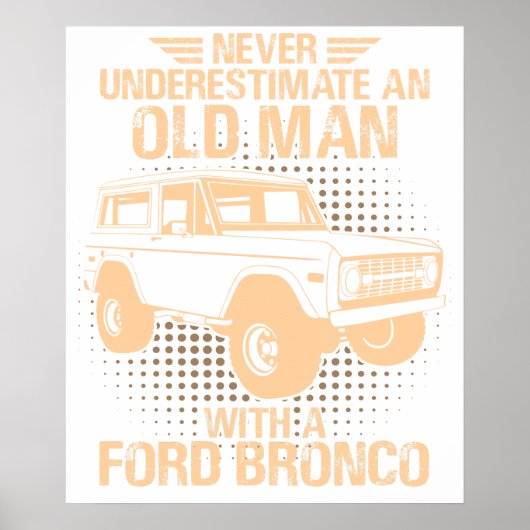 Poster Un vieux Ford Bronco (Devant)