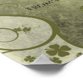 Poster UN VIEUX MARIAGE IRLANDAIS Bénit Distressed Damask (Coin)