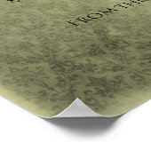 Poster UN VIEUX MARIAGE IRLANDAIS Bénit Distressed Damask (Coin)