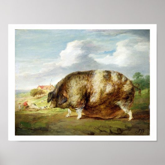 Poster Un vieux pot Gloucestershire (huile sur panneau) (Devant)