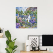 Poster Un village écossais paisible (Bureau à domicile)