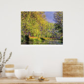 Poster Un virage de l'Epte, Giverny par Claude Monet (Cuisine)