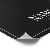 Poster Un visage endormi à mi-ombre (Coin)