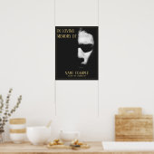 Poster Un visage endormi dans l'ombre (Cuisine)