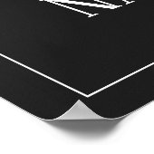 Poster Un visage endormi dans une demi-ombre (Coin)