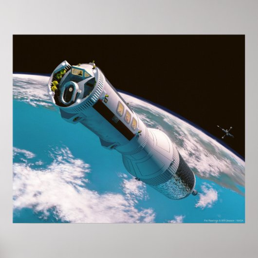 Poster Un vol de routine vers la lune (Devant)