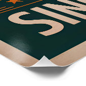 Poster Un voyage de 150 km commence par une seule (Coin)