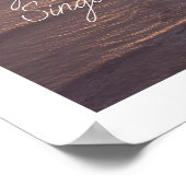 Poster Un voyage de mille miles Lao Tzu (Coin)