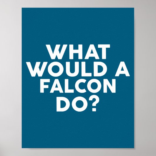 Poster Un What Would Falcon Falcons (Devant)