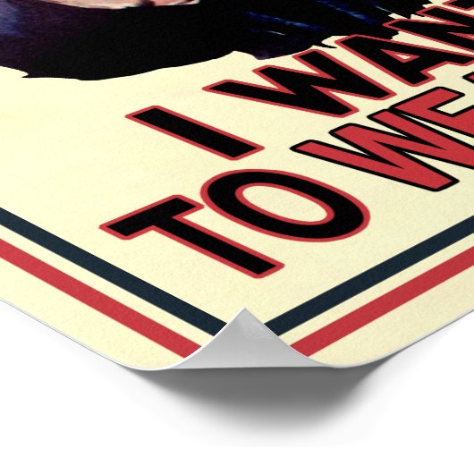 Poster Uncle Sam Wants You to Wear a Face Mask USA Office (Coin)